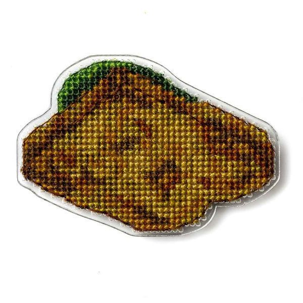 Plastic Cross-Stitch Kit &ndash; "Avocado Toast" (Double-Sided) FLX-111
