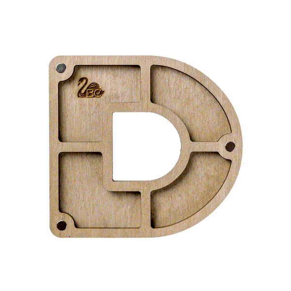 Bead Organizer &ndash; &ldquo;Letter D (Alphabet)&rdquo; FLZB-158(D)