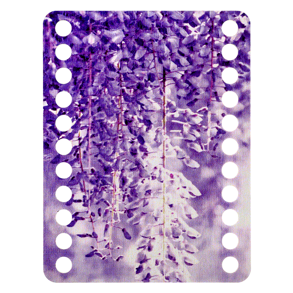 Floss Organizer &ndash; &ldquo;Wisteria, Rectangular&rdquo; FLZ(P)-056