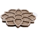Bead Organizer Box &ndash; &ldquo;Floral Circle&rdquo;, With Clear Lid FLZB-188 FLZB-188 photo 3