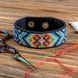 Faux Leather Cross-Stitch Kit &ndash; &ldquo;Bracelet&rdquo; (2.2 &times; 22 cm) FLHL-032 Black FLHL-032 photo 1