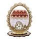 Bead Embroidery Kit (Plastic Base) &ndash; &ldquo;Easter Egg&rdquo; (Double-Sided) FLPL-081 FLPL-081 photo 5