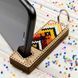 Wooden Bead Embroidery Kit &ndash; &ldquo;Phone Stand &ndash; Orange and Red Ornament&rdquo; FLK-488 FLK-488 photo 1