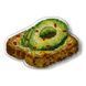 Plastic Cross-Stitch Kit &ndash; "Avocado Toast" (Double-Sided) FLX-111 FLX-111 photo 3