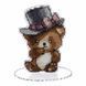 Plastic Cross-Stitch Kit &ndash; "Bear In Hat" FLX-009 FLX-009 photo 3
