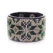 Faux Leather Bead Embroidery Kit &ndash; &ldquo;Bracelet&rdquo; (4 &times; 22 cm) FLBB-116 Black FLBB-116 photo 7