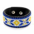 Faux Leather Bead Embroidery Kit &ndash; &ldquo;Bracelet&rdquo; (3 &times; 22 cm) FLBB-006 Black FLBB-006 photo 7