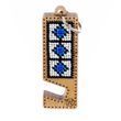 Wooden Bead Embroidery Kit &ndash; &ldquo;Phone Stand &ndash; Blue and White Ornament&rdquo; FLK-489 FLK-489 photo 8