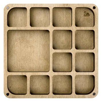 Modular Organizer Box &ndash; &ldquo;Organizer Middle Section&rdquo; FLDD-004/2S