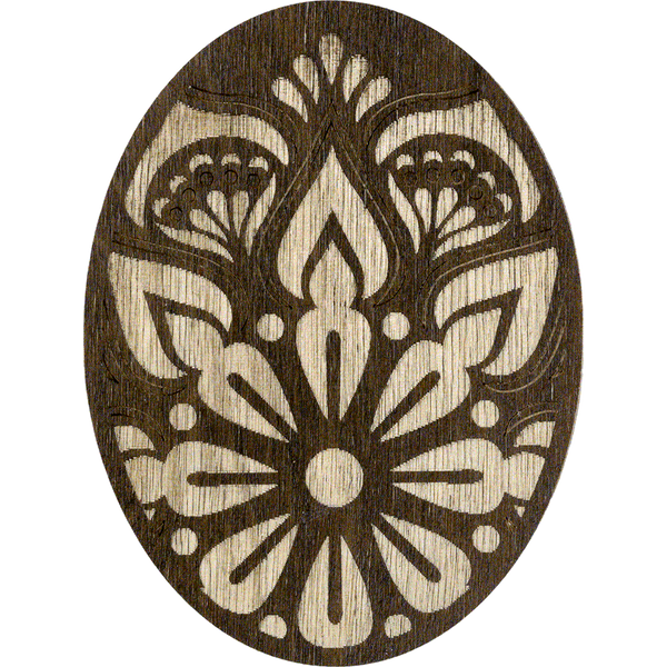 Thread Catcher Oval &ndash; &ldquo;Flower&rdquo; FLZB(N)-011