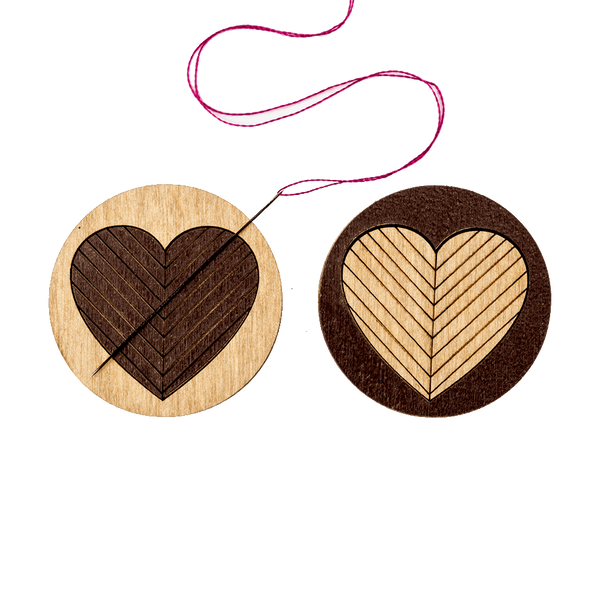 Needle Minder &ndash; &ldquo;Wooden, Double-Sided&rdquo; FLMH-015(W)