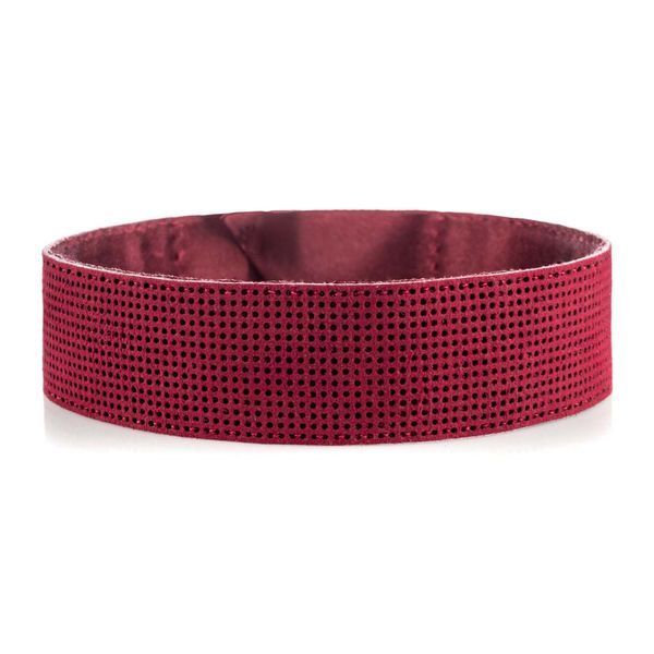 Faux Leather Embroidery Blank &ndash; &ldquo;Choker&rdquo; (3 &times; 30 cm) FLBE(BB)-086 Red
