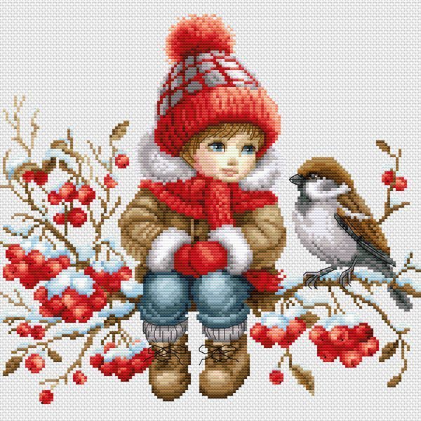 Cross-Stitch Pattern &ndash; "Friends" WLP-016