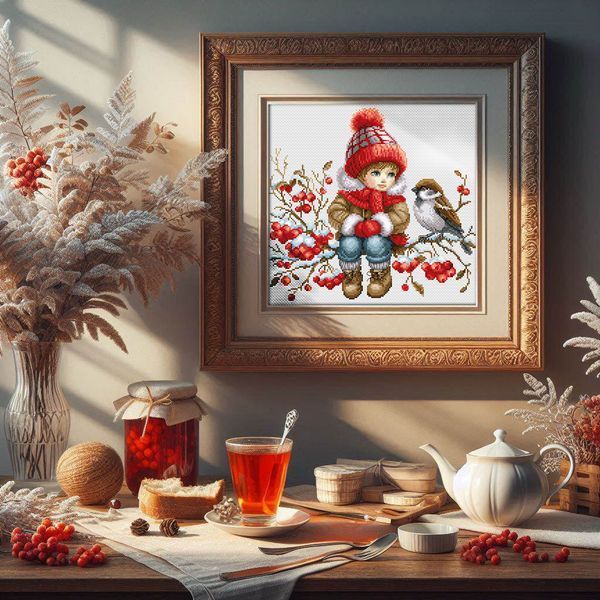 Cross-Stitch Pattern &ndash; "Friends" WLP-016