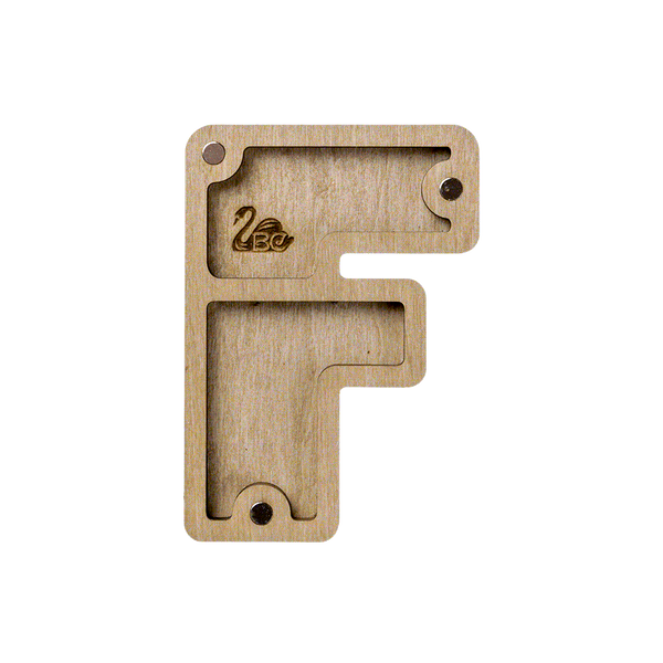 Bead Organizer &ndash; &ldquo;Letter F (Alphabet)&rdquo; FLZB-159(F)