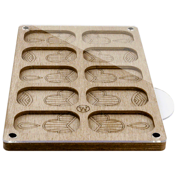 Bead Organizer Box &ndash; &ldquo;Rectangle&rdquo;, With Clear Lid FLZB-189