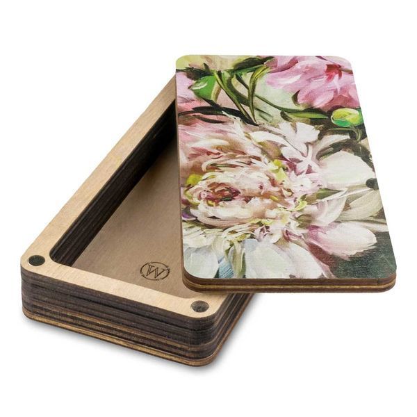 Magnetic Needle Case Large &ndash; &ldquo;Peonies&rdquo; FLZB(N)-133