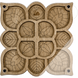 Bead Organizer Box &ndash; &ldquo;Floral Stained Glass&rdquo;, With Clear Lid FLZB-024 FLZB-024 photo 1