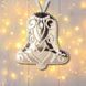 Faux Leather Bead Embroidery Kit &ndash; &ldquo;Bell Christmas Ornament&rdquo; (Double-Sided) FLBB-134 Rose Gold FLBB-134 photo 1