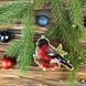 Wooden Bead Embroidery Kit &ndash; &ldquo;Christmas Ornament &ndash; Bullfinch on Branch&rdquo; FLK-324 FLK-324 photo 4