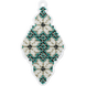 Bead Embroidery Kit (Plastic Base) &ndash; &ldquo;Christmas Ornament &ndash; Icicle&rdquo; FLPL-011 FLPL-011 photo 2