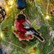 Wooden Bead Embroidery Kit &ndash; &ldquo;Christmas Ornament &ndash; Bullfinch on Branch&rdquo; FLK-324 FLK-324 photo 1