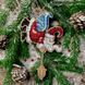 Wooden Bead Embroidery Kit &ndash; &ldquo;Christmas Ornament &ndash; Santa With Lantern&rdquo; FLK-455 FLK-455 photo 1
