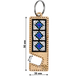 Wooden Bead Embroidery Kit &ndash; &ldquo;Phone Stand &ndash; Blue and White Ornament&rdquo; FLK-489 FLK-489 photo 6