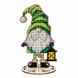 Wooden Bead Embroidery Kit &ndash; &ldquo;Christmas Ornament &ndash; Festive Gnome&rdquo; FLK-500 FLK-500 photo 3