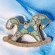 Wooden Bead Embroidery Kit &ndash; &ldquo;Stained Glass Rocking Horse&rdquo; FLK-571 FLK-571 photo 1