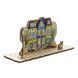 Wooden Cross-Stitch Kit &ndash; &ldquo;Colorful Facades&rdquo; FLW-069 FLW-069 photo 4
