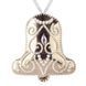 Faux Leather Bead Embroidery Kit &ndash; &ldquo;Bell Christmas Ornament&rdquo; (Double-Sided) FLBB-134 Rose Gold FLBB-134 photo 5