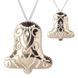 Faux Leather Bead Embroidery Kit &ndash; &ldquo;Bell Christmas Ornament&rdquo; (Double-Sided) FLBB-134 Rose Gold FLBB-134 photo 2