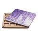 Bead Organizer With Wooden Lid &ndash; &ldquo;Wisteria, Square&rdquo; FLZB-229 FLZB-229 photo 3