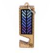Wooden Bead Embroidery Kit &ndash; &ldquo;Phone Stand &ndash; Lilac and Light Blue Ornament&rdquo; FLK-490 FLK-490 photo 8