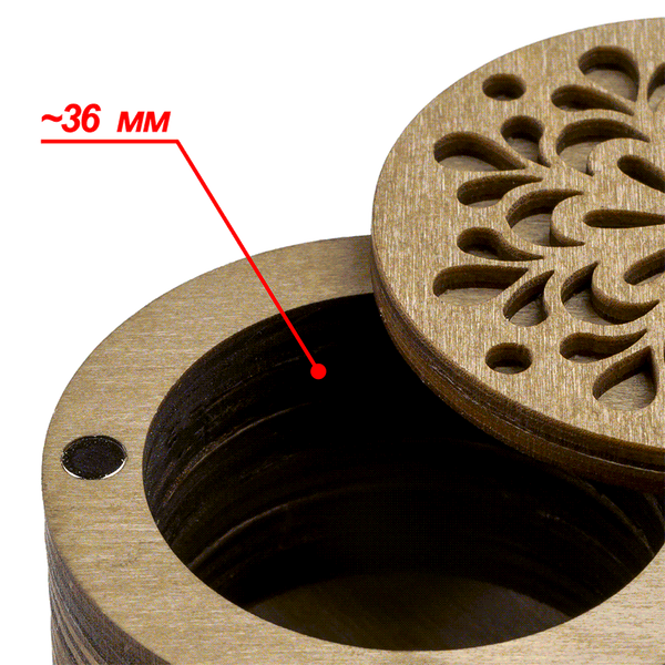 Thread Catcher Round &ndash; &ldquo;Lace&rdquo; FLZB(N)-012
