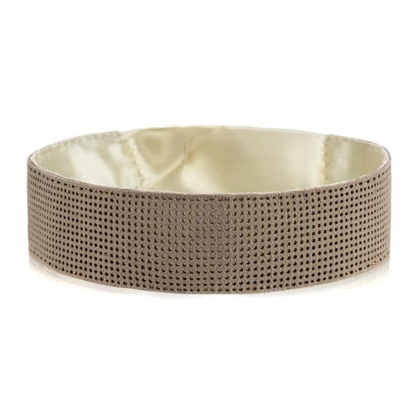 Faux Leather Embroidery Blank &ndash; &ldquo;Choker&rdquo; (3 &times; 30 cm) FLBE(BB)-087 Beige