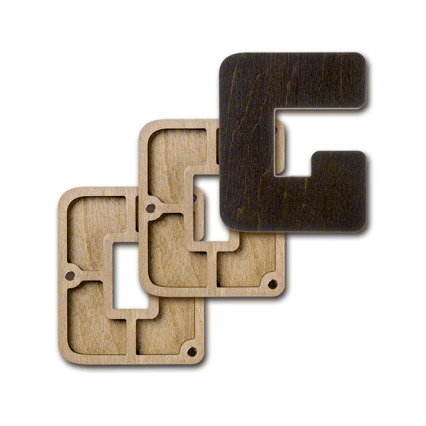 Bead Organizer &ndash; &ldquo;Letter G (Alphabet)&rdquo; FLZB-160(G)