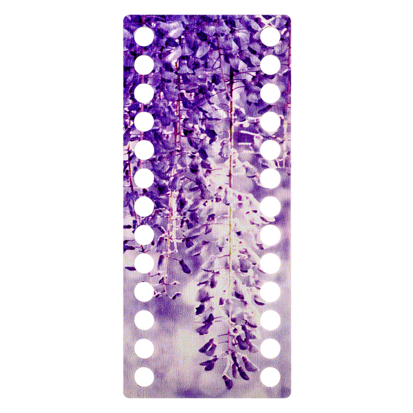Floss Organizer &ndash; &ldquo;Wisteria, Narrow Rectangular&rdquo; FLZ(P)-058