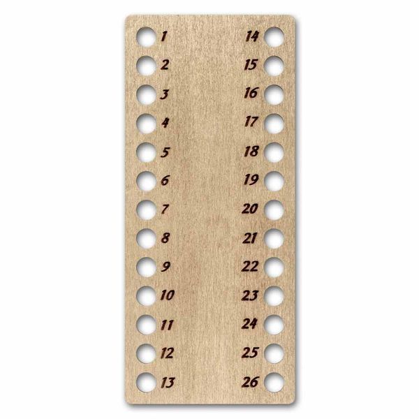 Floss Organizer &ndash; &ldquo;Watercolor Flowers, Narrow Rectangular&rdquo; FLZ(P)-092