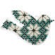 Bead Embroidery Kit (Plastic Base) &ndash; &ldquo;Christmas Ornament &ndash; Bird&rdquo; FLPL-012 FLPL-012 photo 2