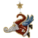 Wooden Bead Embroidery Kit &ndash; &ldquo;Christmas Ornament &ndash; Flying Santa&rdquo; FLK-456 FLK-456 photo 3