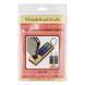 Wooden Bead Embroidery Kit &ndash; &ldquo;Phone Stand &ndash; Lilac and Light Blue Ornament&rdquo; FLK-490 FLK-490 photo 7