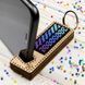 Wooden Bead Embroidery Kit &ndash; &ldquo;Phone Stand &ndash; Lilac and Light Blue Ornament&rdquo; FLK-490 FLK-490 photo 1