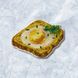 Plastic Cross-Stitch Kit &ndash; "Toast with Egg" (Double-Sided) FLX-080 FLX-080 photo 1