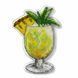 Plastic Cross-Stitch Kit &ndash; "Pineapple Cocktail" (Double-Sided) FLX-113 FLX-113 photo 4