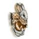Plastic Cross-Stitch Kit &ndash; "Christmas Ornament &ndash; Little Bunny" FLX-011 FLX-011 photo 4