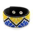 Faux Leather Bead Embroidery Kit &ndash; &ldquo;Bracelet&rdquo; (3 &times; 22 cm) FLBB-008 Black FLBB-008 photo 7