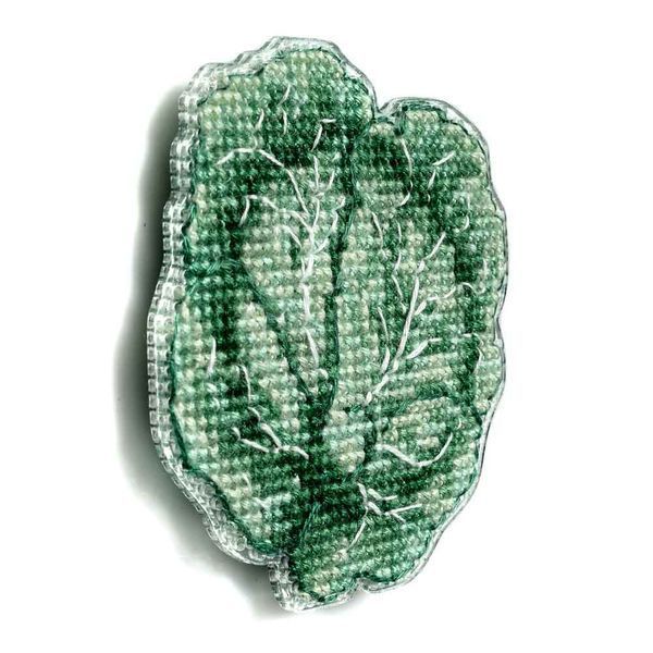 Plastic Cross-Stitch Kit &ndash; "Cabbage" (Double-Sided) FLX-114