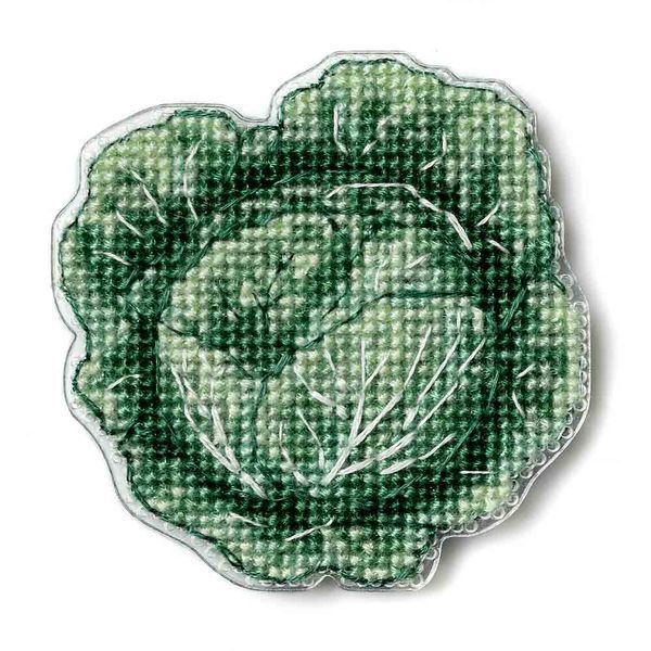 Plastic Cross-Stitch Kit &ndash; "Cabbage" (Double-Sided) FLX-114